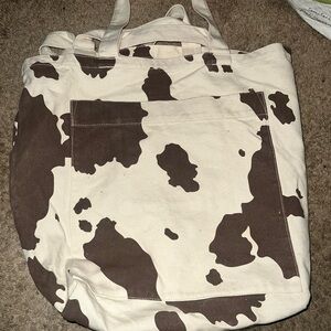 BAGGU Giant Cow Print Tote Bag